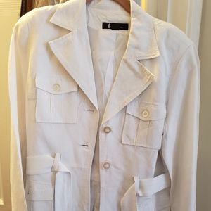 Linen blazer jacket